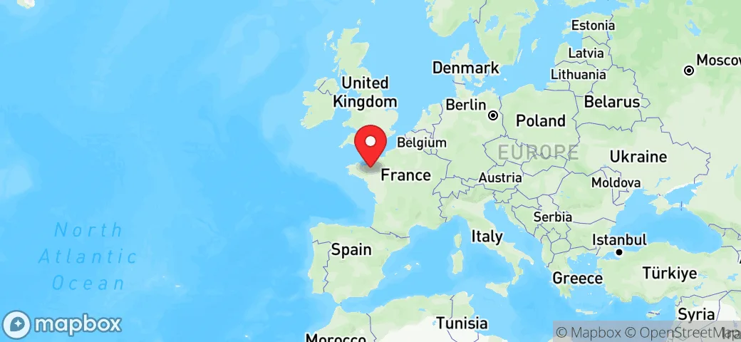 Map — Oriskami SAS (Saint-Grégoire, FR)
